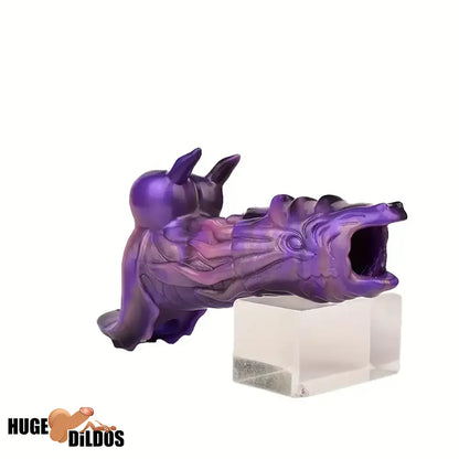 5.91in Silicone Dragon Fantasy Hollow Dildo Sleeve For Masturbation