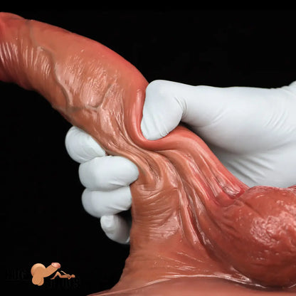 8.07in 9.25in Soft Liquid Silicone Big Real Masturbation Large Dildo