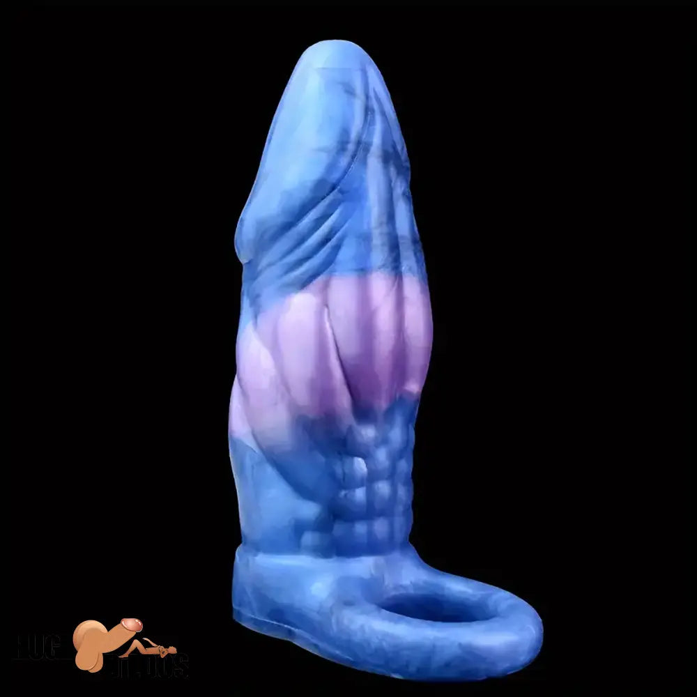 Multiple Lengths Fantasy Silicone Soft Dildo Sleeve With Anti-drop Ring