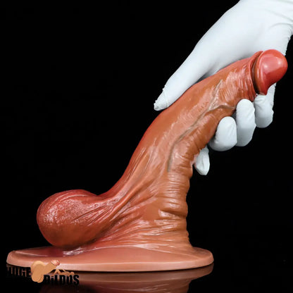 8.07in 9.25in Soft Liquid Silicone Big Real Masturbation Large Dildo