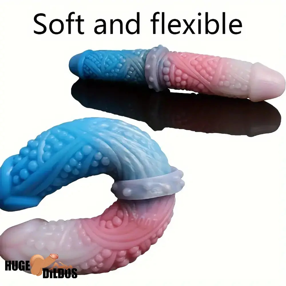 10.62in Tortoise Weird Silicone Soft Large Double-headed Fantasy Dildo