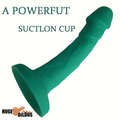 6.49in Real Lifelike Silicone Soft Dildo For Anus Vaginal Stimulation Cock
