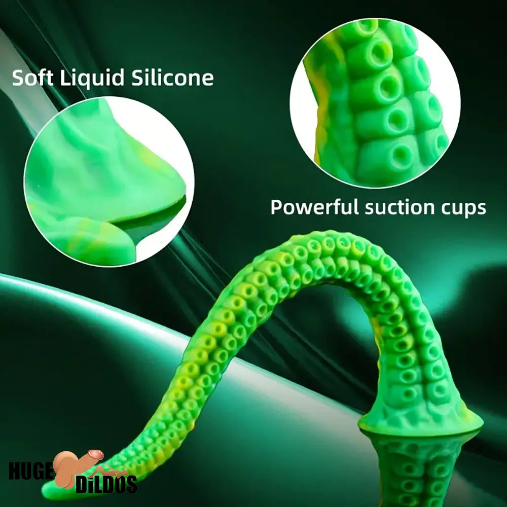 14.17in 17.7in 22.04in Alienophallos Octopus Silicone Soft Big Use Long Dildo