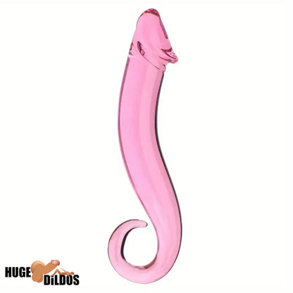 7.09in 7.28in 7.48in Clear Unisex Glass Crystal Dildo For G Spot Sex Cock