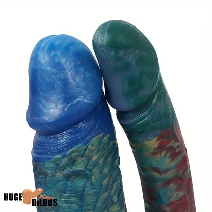 9.45in 10.63in Creature Silicone Big U-shaped Double-headed Monster Dildo