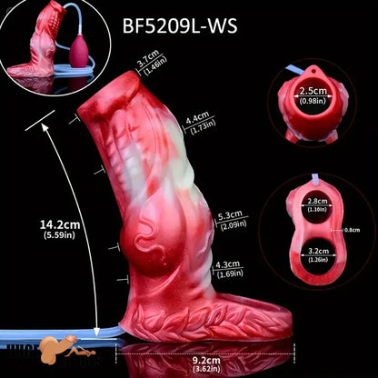 4.8in 5.59in Soft Liquid Silicone Monster Dildo Sleeve For Delay Time