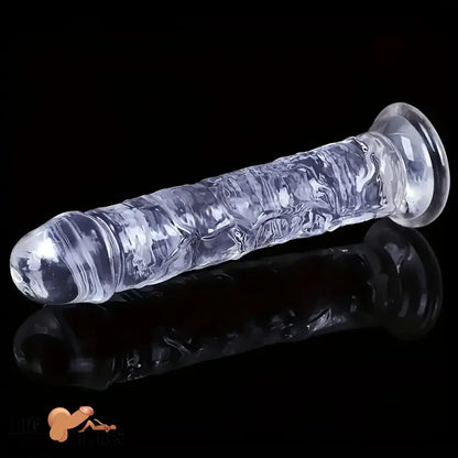 6.5in 7.68in 9.65in Clear Real Dildo For G-Spot Vaginal Anal Sex Stimulation