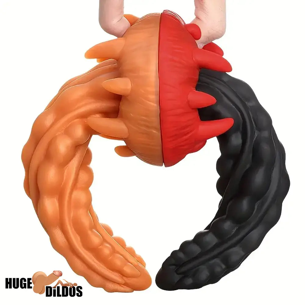 7.48in Lifelike Silicone Soft Jellyfish Monster Dildo For Anal Cock Expansion