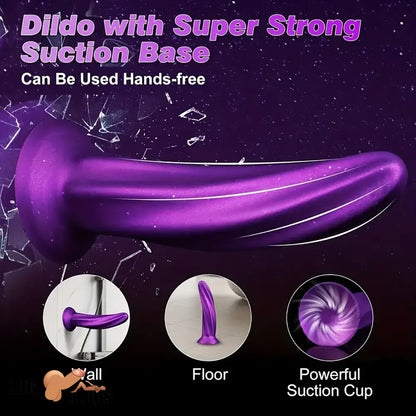 6.69in Spiral Fantasy Silicone Soft Dildo For Women G Spot Love Play Sex Toy