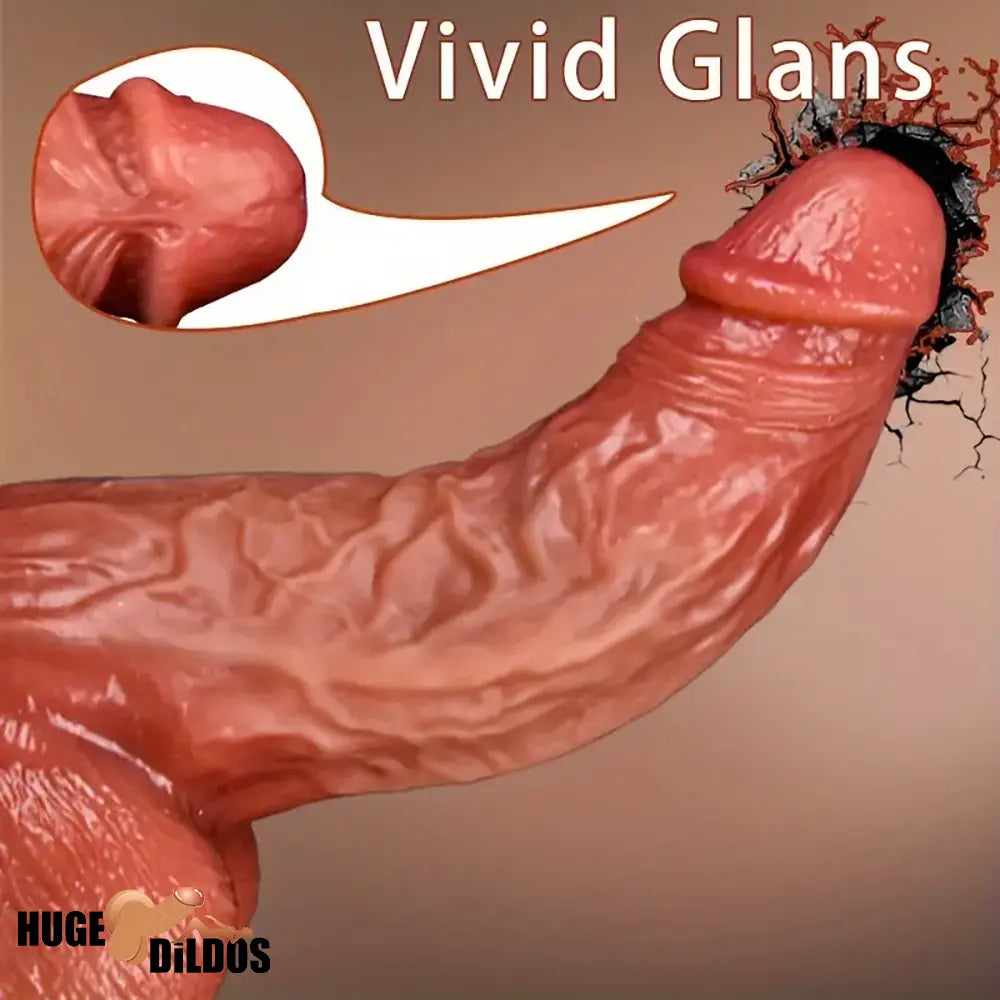 9.44in Realistic Large Silicone Soft Anal Dildo For Adult Couple Flirting Cock