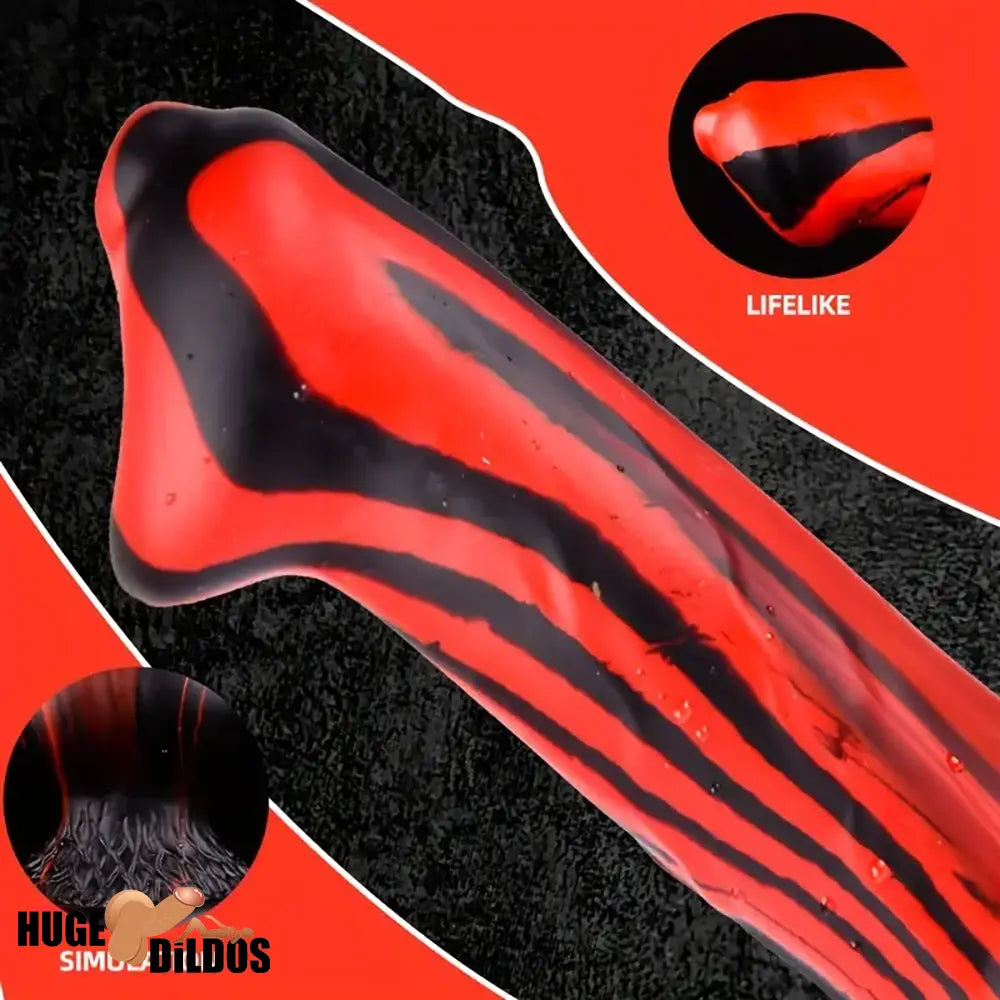 7.24in 7.51in 9.84in 10.62in 12.99in Animal Dog Useful Silicone Soft Knot Dildo