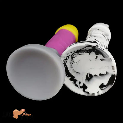 8.5in Brush Silicone Big Soft Dildo For Women Men Couple Sex Pleasure