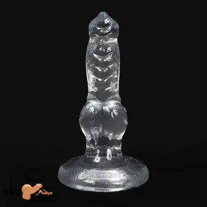 6.69in Fantasy Animal Dog Cock Dildo For Climax Self Pleasure Orgasm