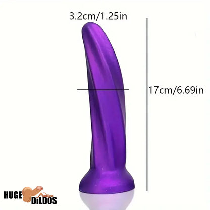 6.69in Spiral Fantasy Silicone Soft Dildo For Women G Spot Love Play Sex Toy