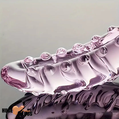 6.3in Glass Crystal Tentacle Octopus Durable Dildo For Female Sex Pleasure
