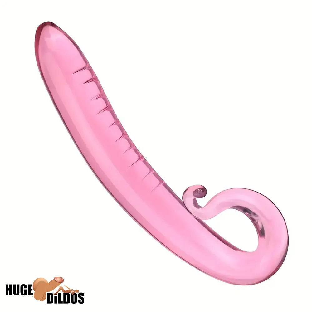 7.09in 7.28in 7.48in Clear Unisex Glass Crystal Dildo For G Spot Sex Cock