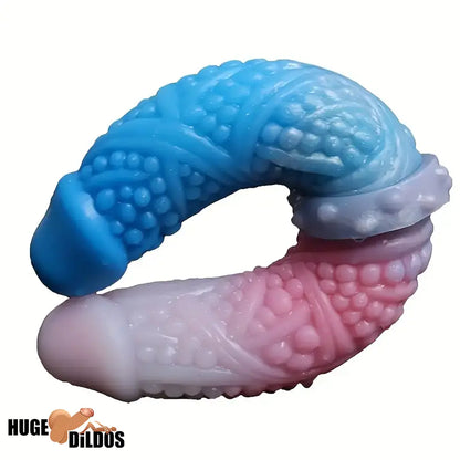 10.62in Tortoise Weird Silicone Soft Large Double-headed Fantasy Dildo
