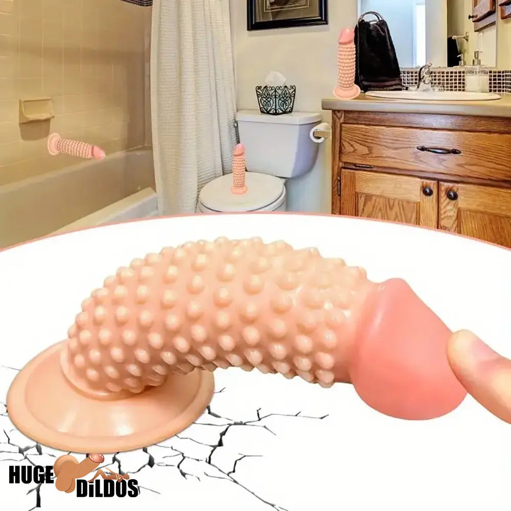 5.2in Spiked Dildo For Anal Expansion Adult Sex Toy For Hands-Free Play