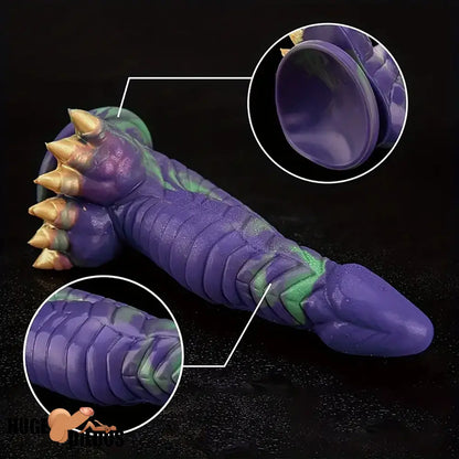 8.66in Silicone Soft Big Dragon Monster Dildo For Women Men Advancers