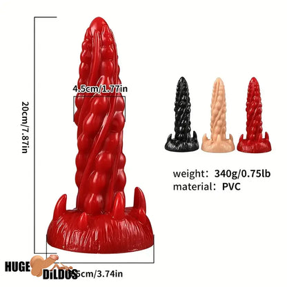 7.87in Monster Fantasy Dildo For Women G Spot Love Handheld Sex Toy