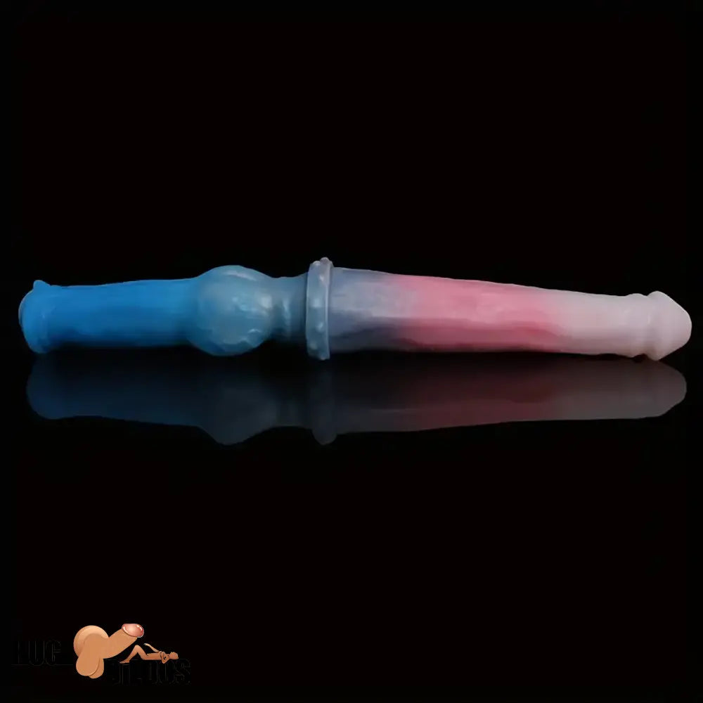 15.7in Long Large Double Sided Liquid Silicone Dog Horse G Spot Penis Dildo