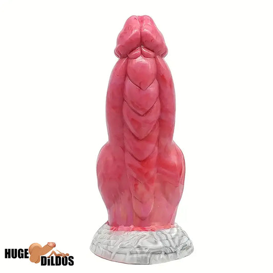 7.67in Fantasy Monster Silicone Soft Dildo For Prostate Sex With Big Knot