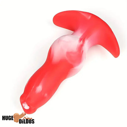 5.98in 7.55in 8.66in Fantasy Monster Silicone Soft Animal Dog Knotted Dildo