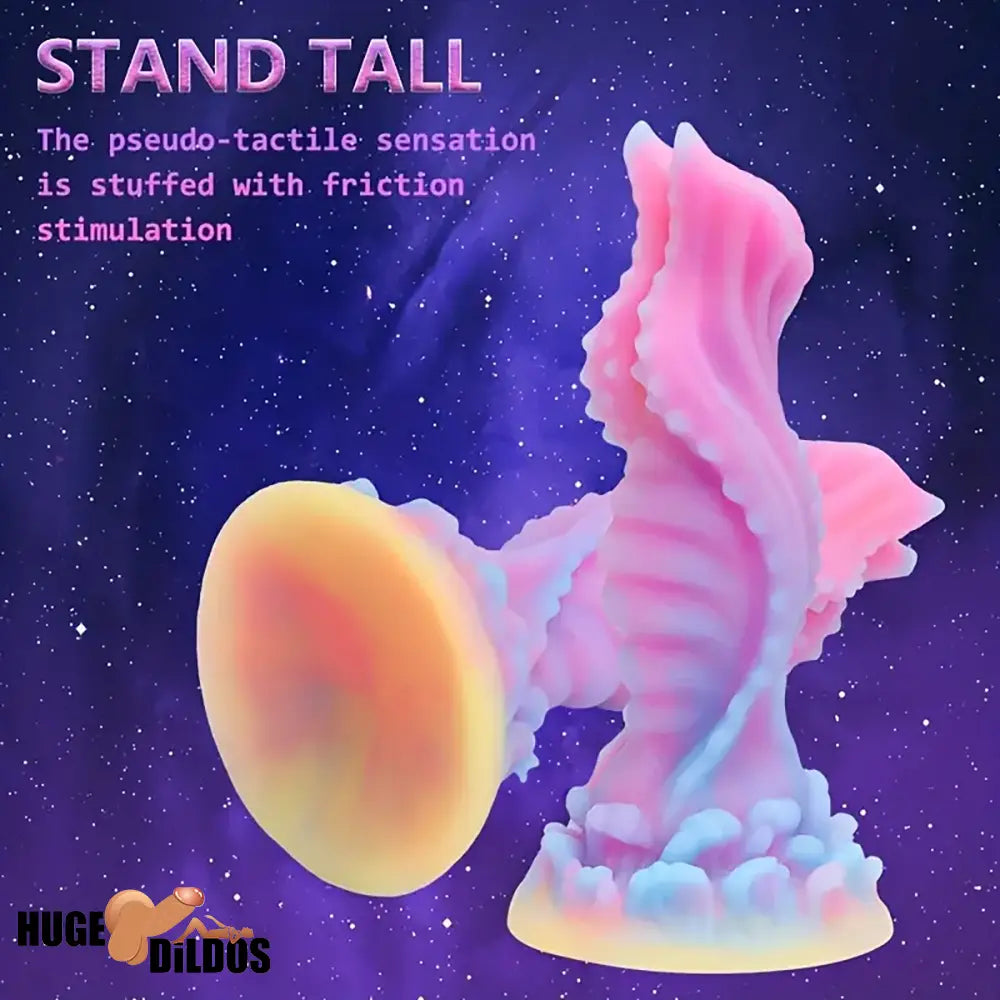7.59in Lifelike Silicone Soft Luminous Monster Dildo For Anal Cock Expansion