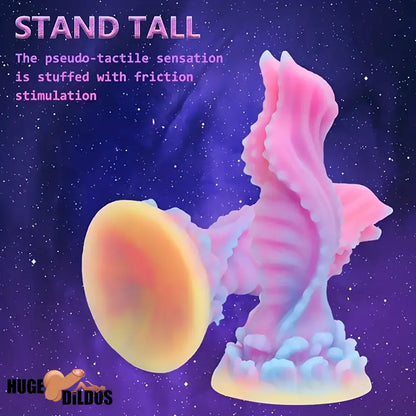 7.59in Lifelike Silicone Soft Luminous Monster Dildo For Anal Cock Expansion