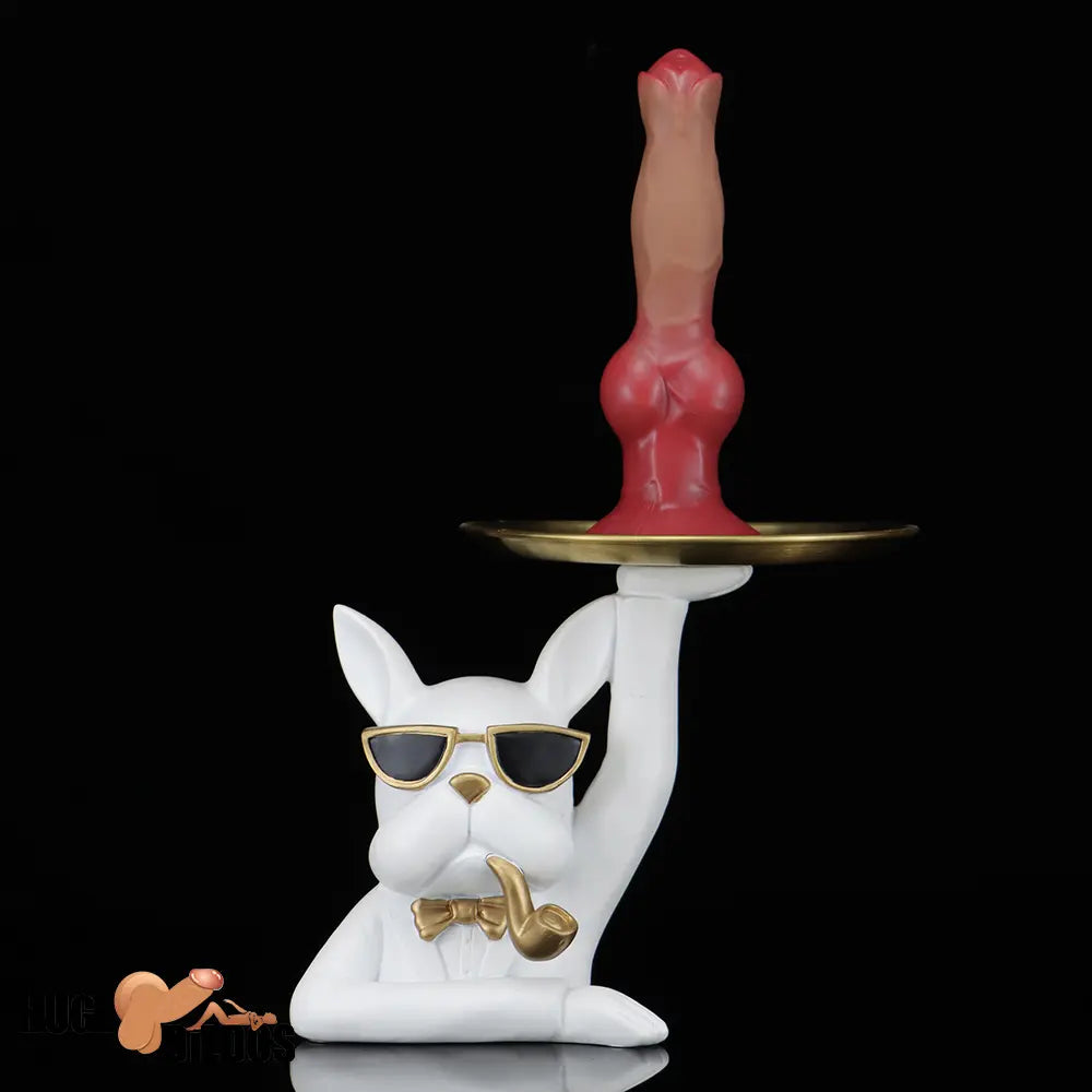 7.48in 9.45in 11.02in 12.99in Soft Silicone Large Dog Knotted Dildo