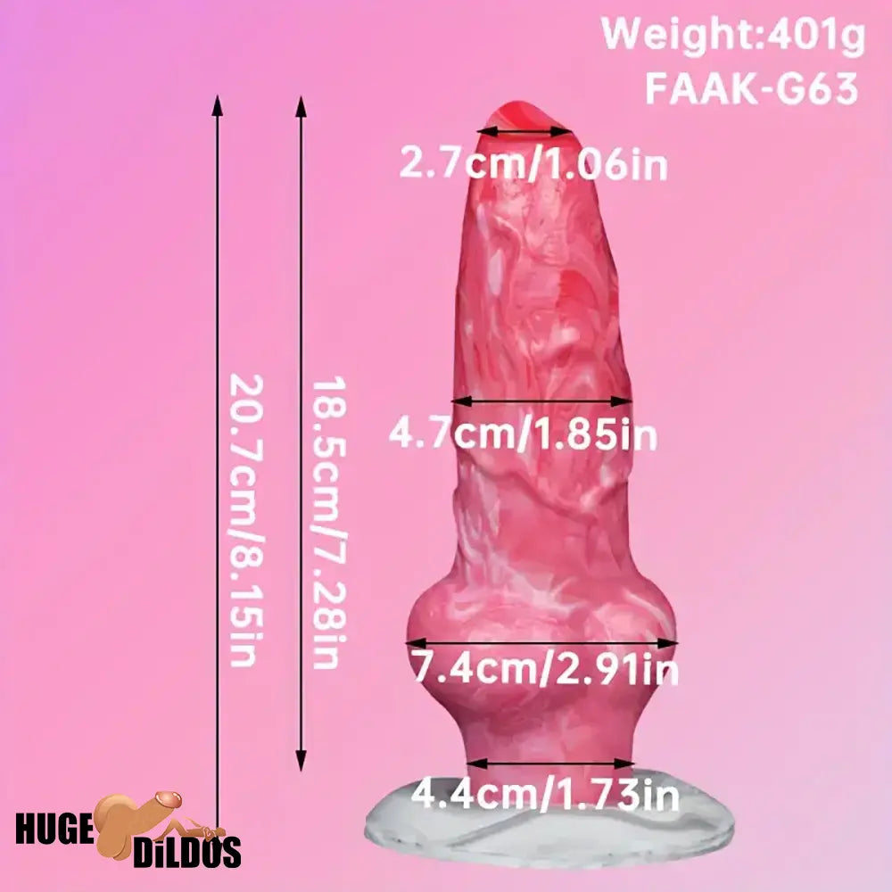 Multiple Models Monster Silicone Soft Animal Dog Knot Dildos With Suction Cup