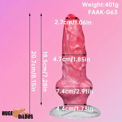 Multiple Models Monster Silicone Soft Animal Dog Knot Dildos With Suction Cup