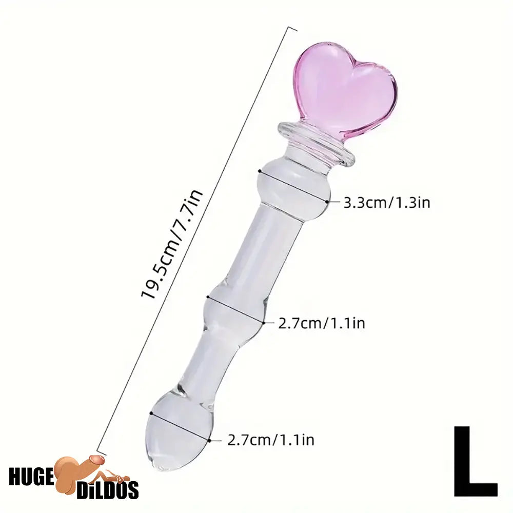 5.1in 6.5in 7.7in 7.9in Glass Crystal Durable Dildo For Female Sex Pleasure
