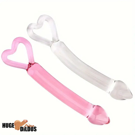 7.87in Clear Premium Unisex Glass Crystal Durable Dildo For Female Male