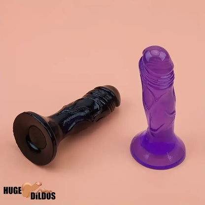 4.7in Clear Small Jelly Cock Dildo For G-Spot Vaginal Cock Sex Stimulation