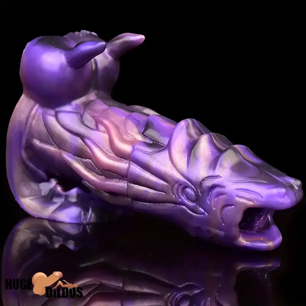 5.91in Silicone Dragon Fantasy Hollow Dildo Sleeve For Masturbation