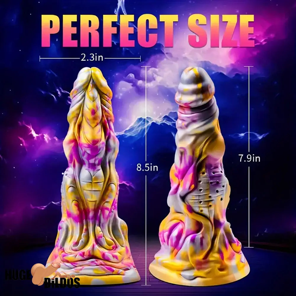 8.5in Fantasy Monster Silicone Dildo For Anal Orgasm Cock Masturbation