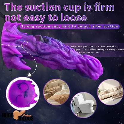 9.84in Big Fantasy Monster Silicone Soft Dildo For Prostate Vaginal Play
