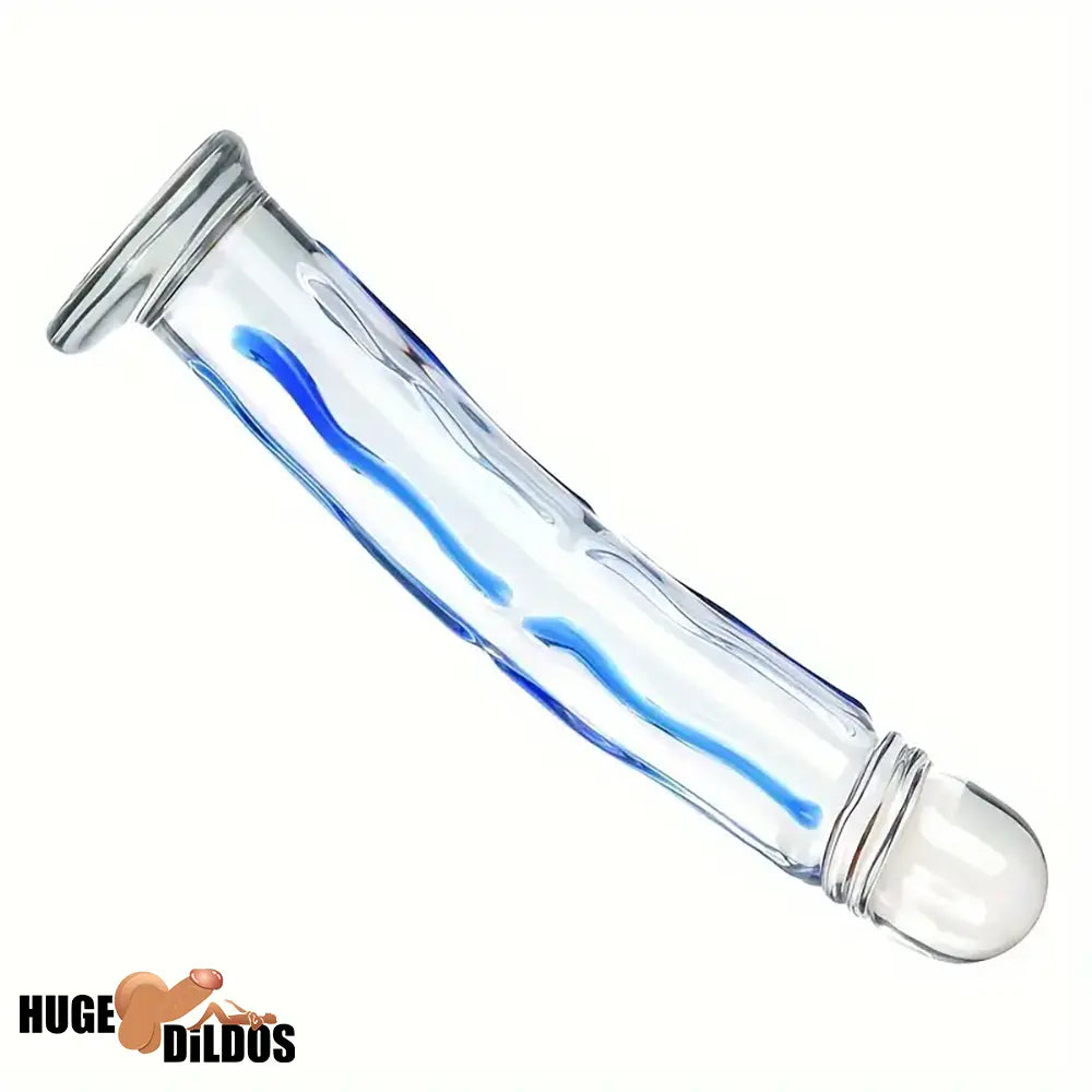 6.5in Premium Crystal Glass Dildo Sex Toy For Vagina Glass Cock Sex Toy
