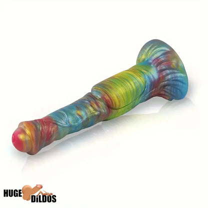9.4in Silicone Soft Big Animal Horse Cock Dildo For G-spot Anal Stimulator