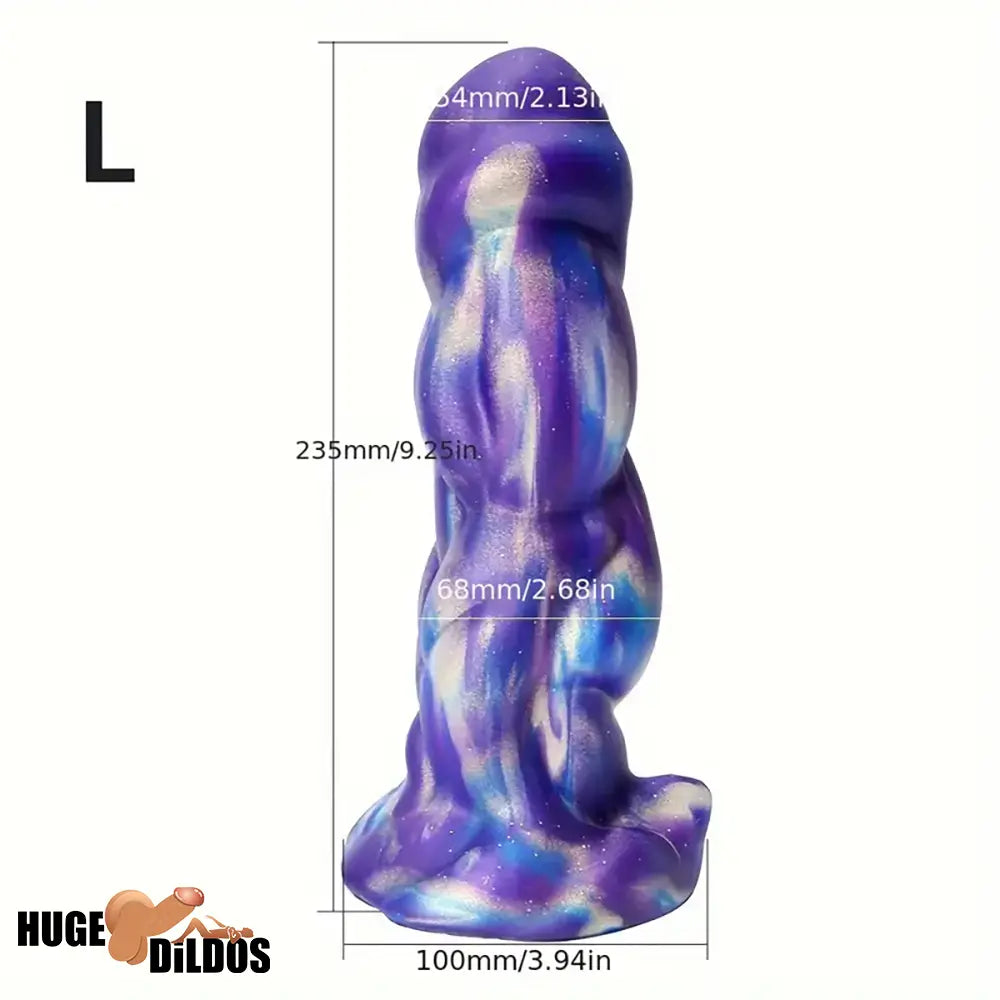 5.43in 7.48in 9.25in Lifelike Silicone Soft Monster Dildo For Cock Expansion