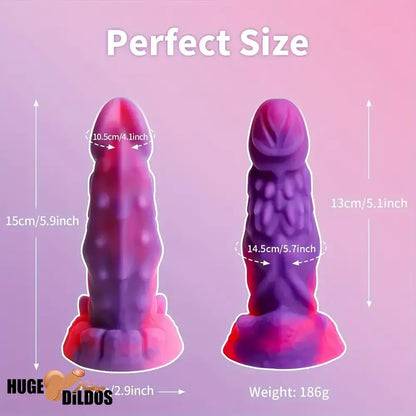 5.9in Silicone Female Fantasy Monster Dildo For Ultimate Pleasure Indoor