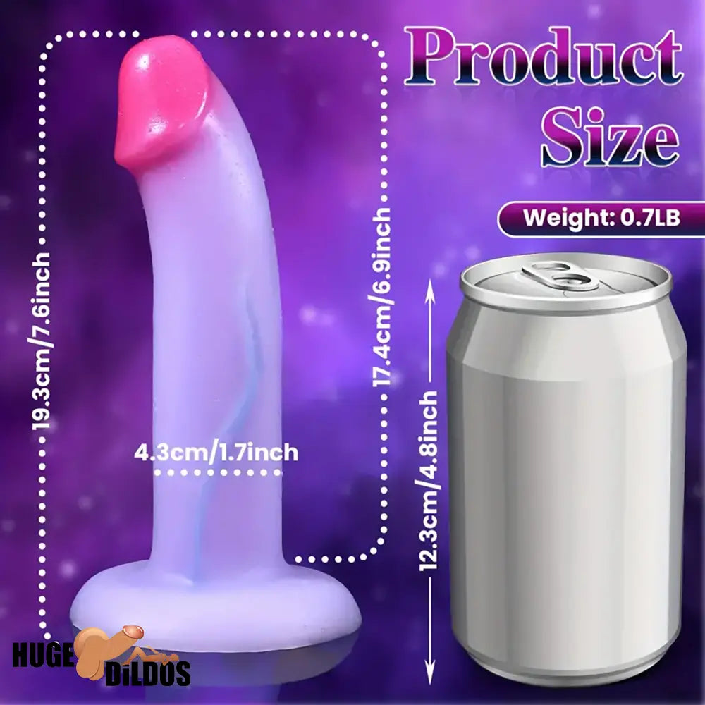 7.6in Realistic Silicone Soft Dildo Sex Toy For Women Men Sex Orgasm