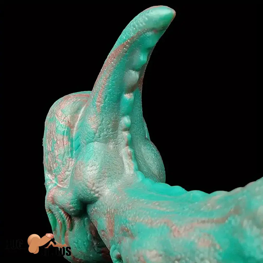 8.66in Fantasy Animal Dinosaur Monster Silicone Thick Soft Dildo For Play