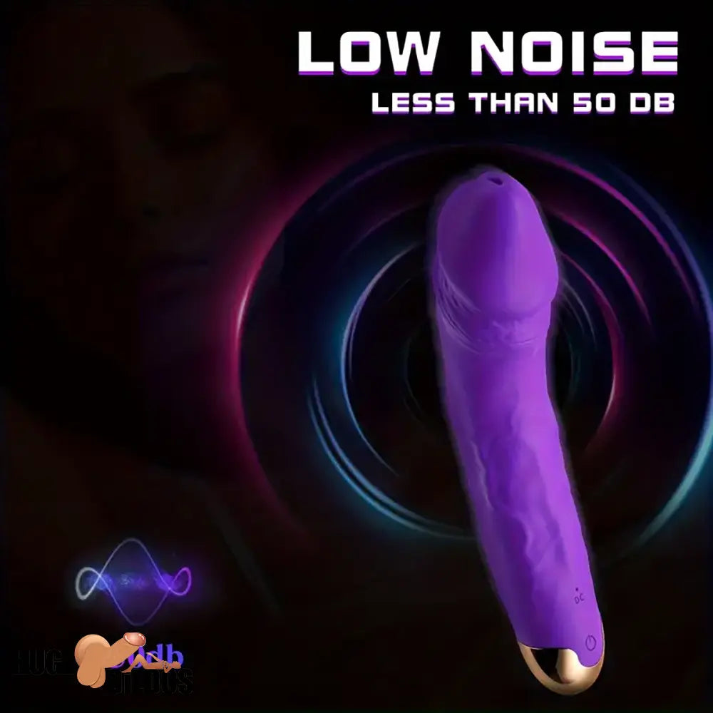 8.19in Big Vibrating Rotation Auto Dildo BDSM Sex Toy For G Spot Orgasm