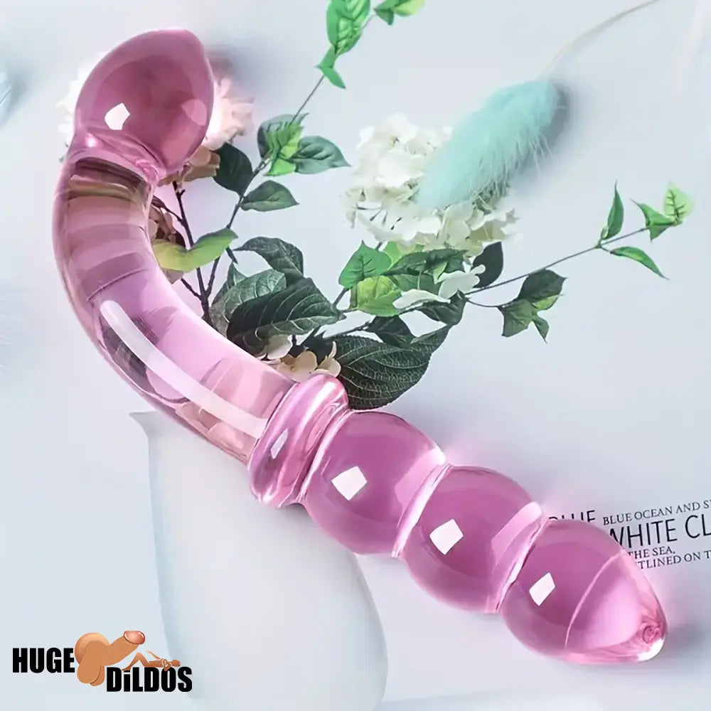 6.1in 6.3in 6.49in Glass Crystal Durable Dildo For Female Male Sex Pleasure