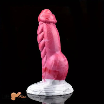 7.67in Fantasy Monster Silicone Soft Dildo For Prostate Sex With Big Knot