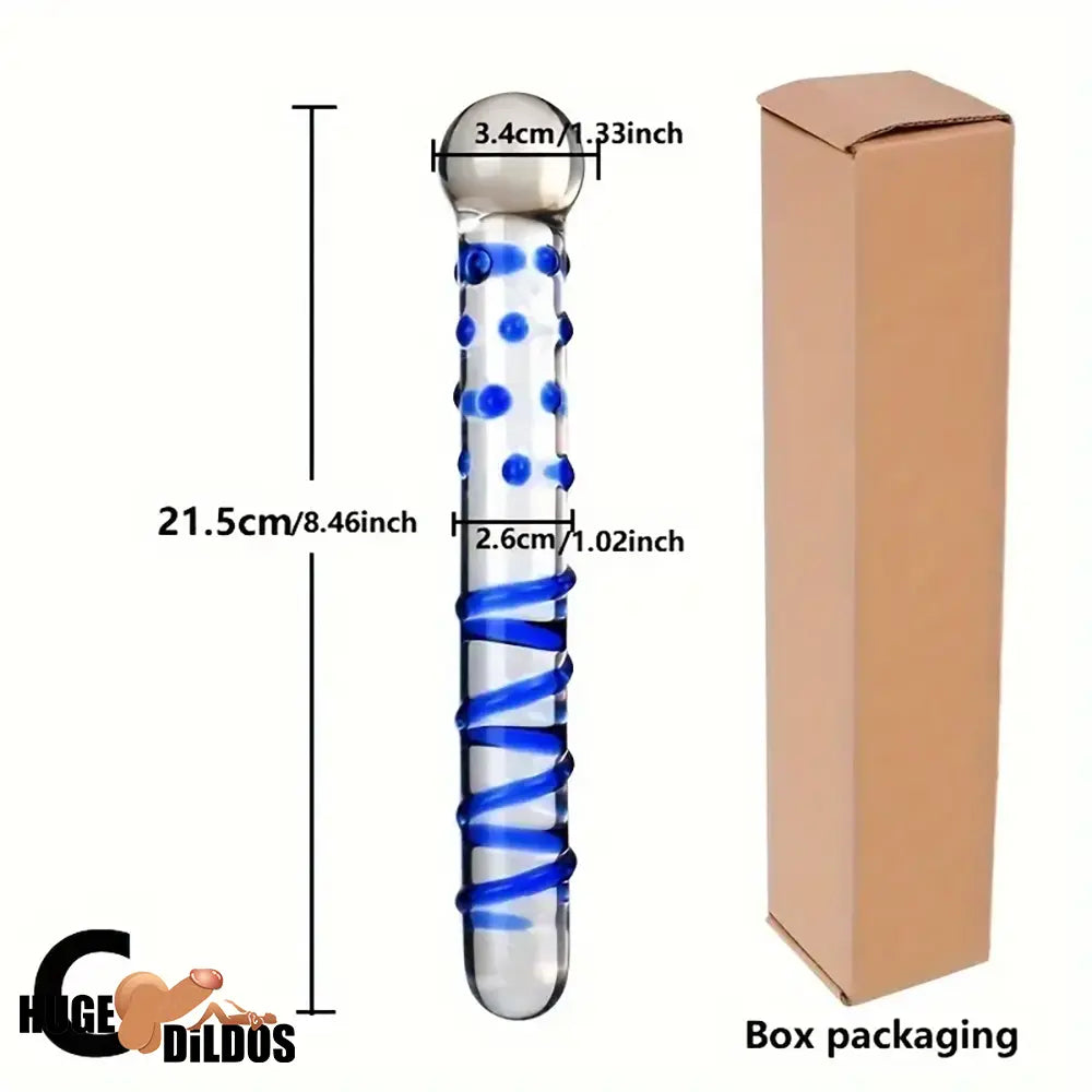 Multiple Options Glass Crystal Dildo For Women Men Couple G-spot Sex
