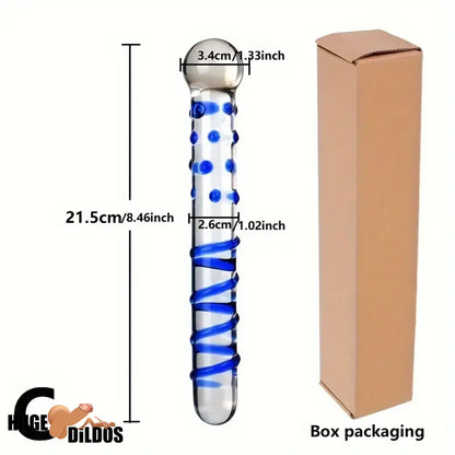 Multiple Options Glass Crystal Dildo For Women Men Couple G-spot Sex