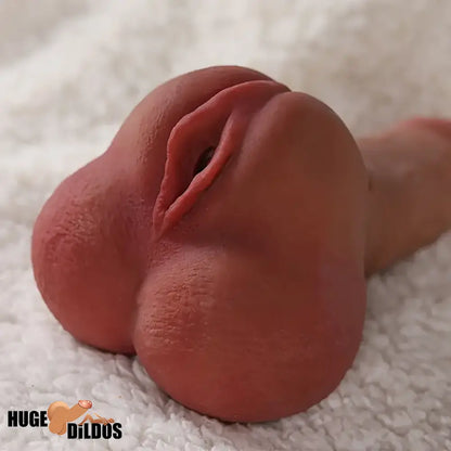 9.45in Silicone Realistic Dildo Pocket Pussy For G Spot Play Female User